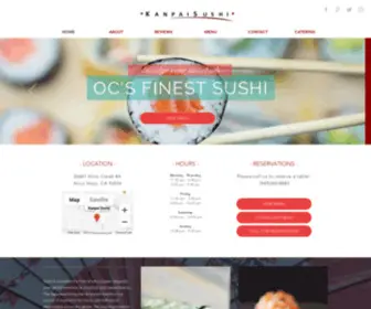 Kanpaisushica.com(Kanpai Sushi) Screenshot