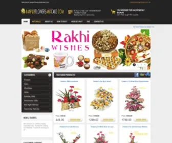 Kanpurflowersandcake.com(Kanpur Flowers and Cake) Screenshot