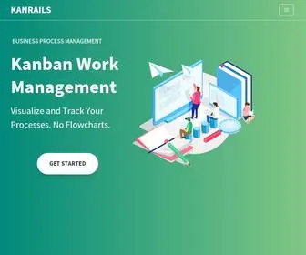 Kanrails.com(Kanban Work Management) Screenshot