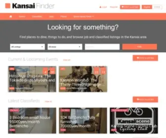 Kansaifinder.com(Kansai Finder) Screenshot