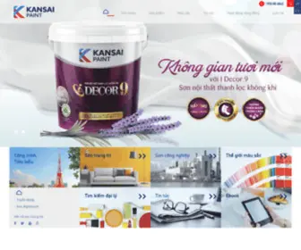Kansaipaint.com.vn(Kansai Paint) Screenshot