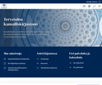 Kansalliskirjasto.fi(Etusivu) Screenshot