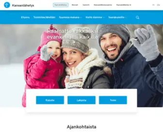 Kansanlahetys.fi(Kansanlähetys) Screenshot