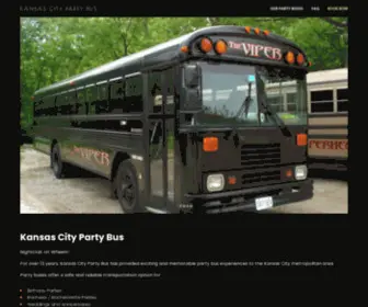 Kansascitypartybus.com(Kansas City Party Bus) Screenshot