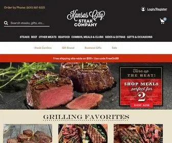 Kansascitysteaks.com(Order Kansas City Steaks Online) Screenshot