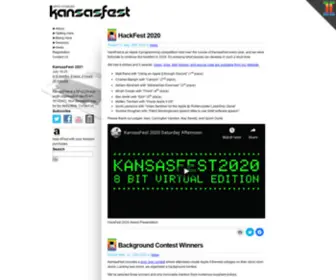 Kansasfest.org(Apple II convention) Screenshot