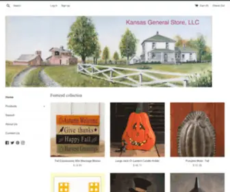 KansasgeneralStore.com(Kansas General Store) Screenshot