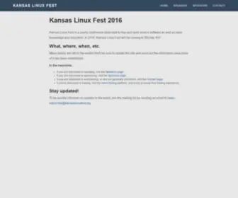 Kansaslinuxfest.us(Kansas Linux Fest) Screenshot