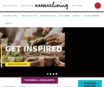 Kansaslivingmagazine.com(Kansas Living) Screenshot