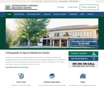 Kansasortho.com(Orthopaedic & Sports Medicine Center) Screenshot
