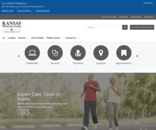 Kansasphysiciangroup.com(HCA geo) Screenshot