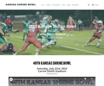 Kansasshrinebowl.com(The Kansas Shrine Bowl) Screenshot