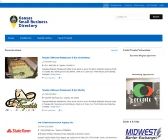 Kansassmallbizdirectory.com(Kansas Small Business Directory Online) Screenshot