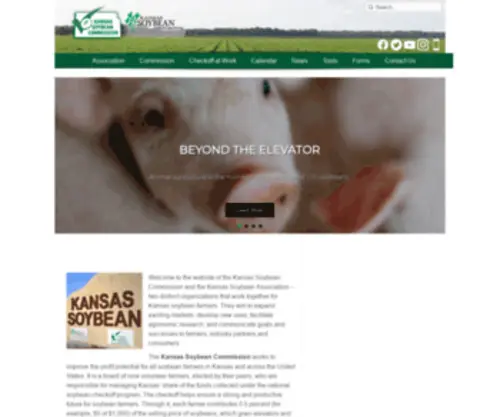 Kansassoybeans.com(Kansas Soybeans) Screenshot