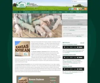 Kansassoybeans.org(Home of the Kansas Soybean Commission and Kansas Soybean Association) Screenshot