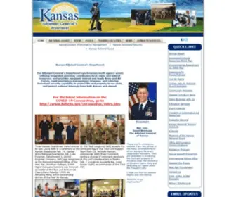 Kansastag.gov(Kansas Adjutant General's Department) Screenshot