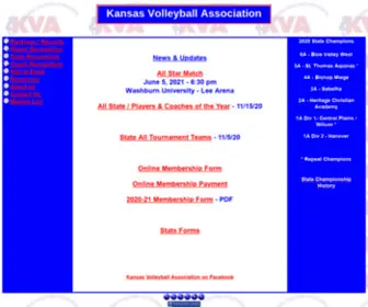 Kansasvolleyballassociation.org(Kansas Volleyball Association) Screenshot