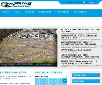 Kansw.com.au(Karting New South Wales) Screenshot