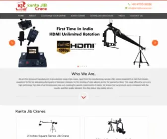 Kantajibcrane.com(Kanta Jib Crane) Screenshot