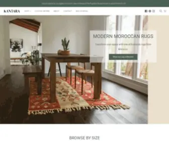 Kantararugs.com(Moroccan Rugs) Screenshot