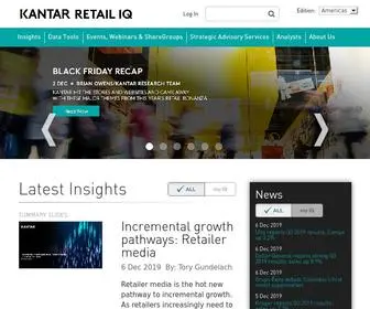 Kantarretailiq.com(Online Resource for Retail & Shopper Insights) Screenshot
