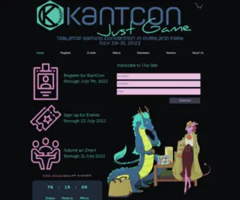 Kantcon.com(Kansas City Tabletop Gaming Convention) Screenshot