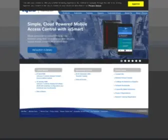 Kantech.com(A Tyco Security Products Company) Screenshot