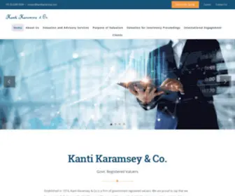 Kantikaramsey.com(Best valuation firms in India) Screenshot