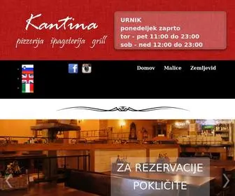 Kantina-Sezana.si(Kantina) Screenshot