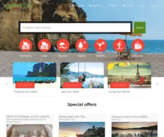 Kantipurholidays.com(Your dream Holidays) Screenshot