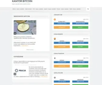 Kantorbitcoin.pl(Najlepszy kurs bitcoin) Screenshot
