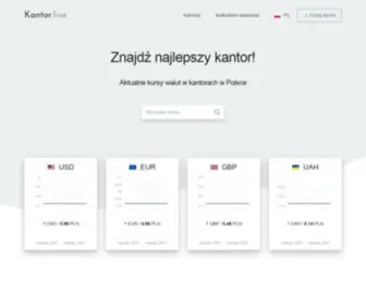 Kantor.live(Aktualne kursy wymiany walut w kantorach) Screenshot