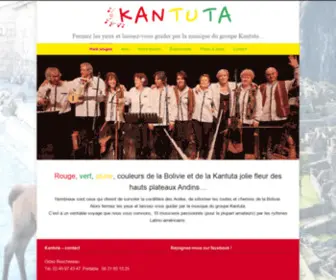 Kantuta.fr(Partager notre passion de la Musique des Andes) Screenshot