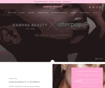 Kanvasbeauty.com.au(Kanvas Beauty) Screenshot