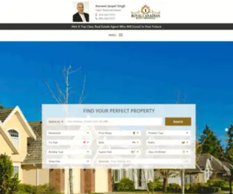 Kanwarproperties.com(Kanwar Jaspal Singh) Screenshot