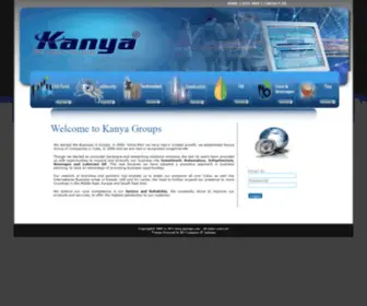 Kanyagroups.com(Kanya Group of Company) Screenshot