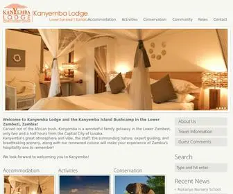 Kanyemba.com(Kanyemba Lodge) Screenshot