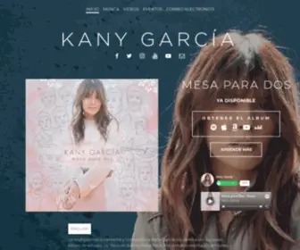 Kanygarcia.com(Kany García) Screenshot