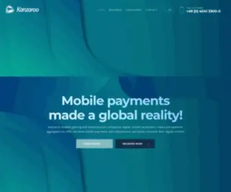 Kanzaroo.com(Mobile Payments made a global reality) Screenshot