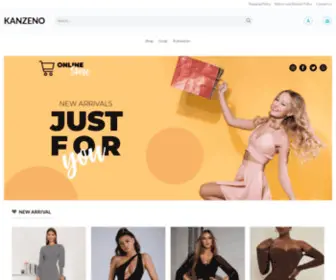 Kanzeno.com(Homepage) Screenshot