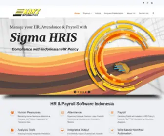 Kanzinformatics.com(HR & Payroll Software Indonesia) Screenshot