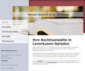 Kanzlei-Beisicht.de(Kanzlei Beisicht & Dr) Screenshot