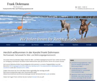 Kanzlei-Dohrmann.de(Rechtsanwalt Bottrop) Screenshot