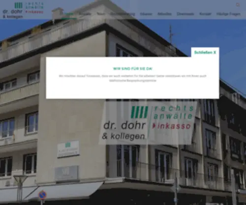 Kanzlei-DR-Dohr.de(Dr. Dohr & Kollegen Rechtsanwälte in Krefeld) Screenshot