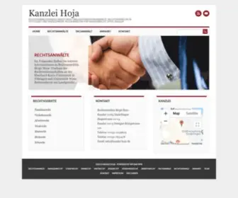 Kanzlei-Hoja.de(Kanzlei Hoja) Screenshot