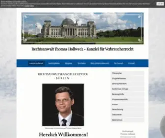 Kanzlei-Hollweck.de(Rechtsanwalt in Berlin) Screenshot
