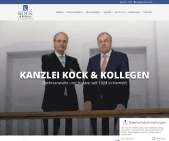 Kanzlei-Kock.de(Kanzlei Kock & Kollegen) Screenshot