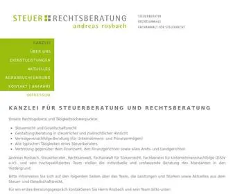 Kanzlei-Rosbach.de(Fachanwalt für Steuerrecht) Screenshot