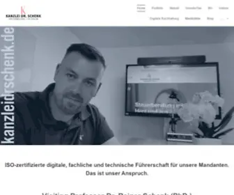 Kanzleidrschenk.de(Digitale Steuerberatung FinTech Crowdinvesting dr.schenk) Screenshot