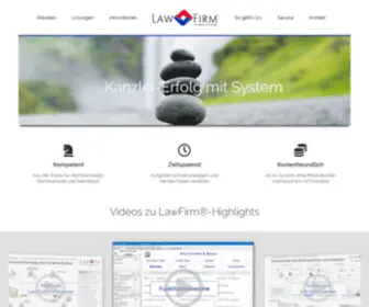 Kanzleisoftware-Lawfirm.de(Testsieger Anwaltssoftware LawFirm) Screenshot